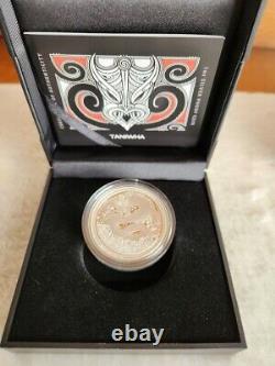 2017 New Zealand Silver Dollar Proof Coin Taniwha new