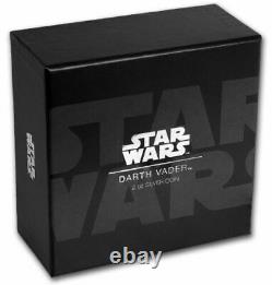 2017 Niue 2 oz Silver Star Wars Darth Vader Ultra High Relief with BOX and COA
