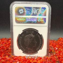 2017 Niue Fine Silver Warriors of History Romans Antiqued Colorized PF70 1 of 2