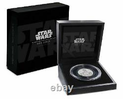 2017 Niue Star Wars Han Solo Carbonite Ultra High Relief 2 oz. 999 Silver Coin