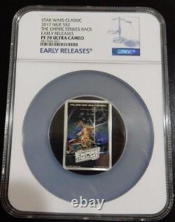 2017 Star Wars The Empire Strikes Back Poster Coin Early Releases Ngc Pf70