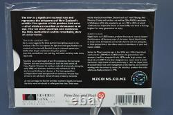 2018 New Zealand $1 Kiwi 1 oz Silver coin ON CARD