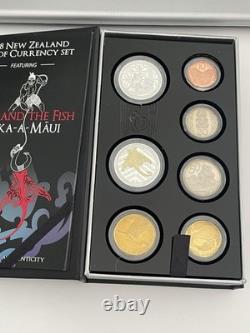 2018 New Zealand Maori Art- Silver Proof Currency Set-Maui and the Fish