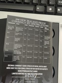 2018 New Zealand Maori Art- Silver Proof Currency Set-Maui and the Fish