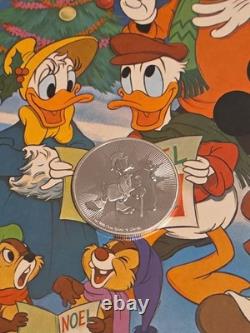 2018 Niue $2 Disney Scrooge McDuck 1 oz Silver Officially Licensed Mintage 250k