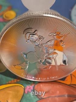 2018 Niue $2 Disney Scrooge McDuck 1 oz Silver Officially Licensed Mintage 250k