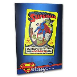 2018 Niue 35 gram Silver DC Comics Superman #1 Foil