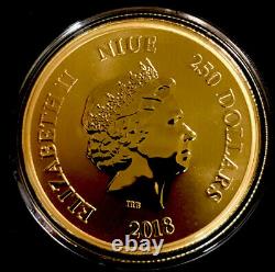 2018 Niue Disney Scrooge Mcduck 1oz Gold $250 Coin. 999 fine New Zealand Mint