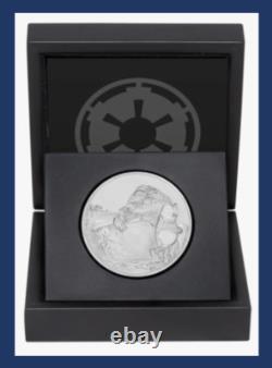 2018 Niue New Zealand Disney Star Wars Classic Jabba the Hutt 1 oz Silver