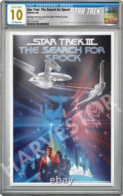 2018 Star Trek The Search For Spock Silver Foil Cgc 10 Gem Mint First Release