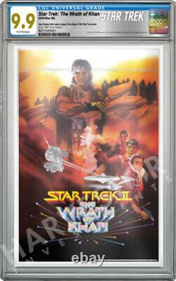 2018 Star Trek The Wrath Of Khan Silver Foil Cgc 9.9 Mint First Release