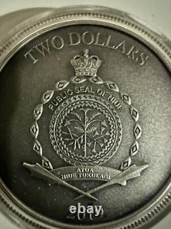 2019 1oz. 999 Antiqued FINE SILVER COIN. LEGENDARY TALES. SINBAD THE SAILOR