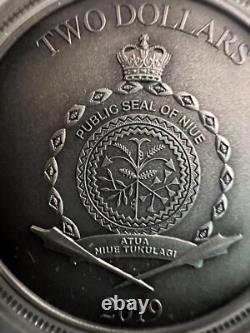2019 1oz. 999 Antiqued FINE SILVER COIN. LEGENDARY TALES. SINBAD THE SAILOR