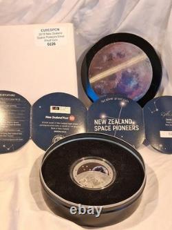 2019 New Zealand Space Pioneers One Ounce. 999 Silver Proof Coin Low Mintage