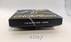 2020 BATMAN DC $2 The Caped Crusader Vixens Silver 1 oz Coin New Zealand Mint