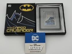 2020 Batman DC $2 Caped Crusader 1oz Silver. 999 In OGP/COA Item #749