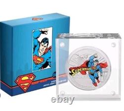 2020 DC Comics Justice League Superman 1oz Silver Coin With Box/COA