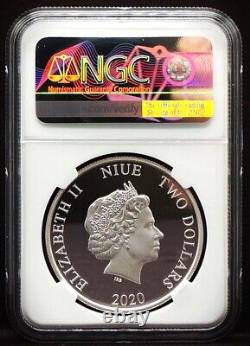 2020 NIUE $2 1oz Disney Season's Greetings First Releases NGC PF70 UC