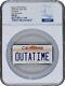 2020 Niue 2 Oz Back To The Future Outatime License Plate Silver Coin Ngc Ms69 Fr