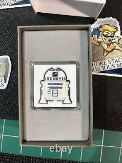 2020 NZM Star Wars03. R2-D2 1 Oz. Silver Chibi Coin