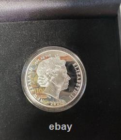2020 New Zealand $1 Tokyo 2020 Olympic Games Proof Colorized 1 oz. 999 Silver
