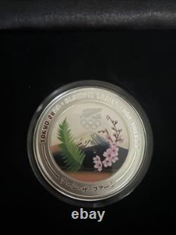 2020 New Zealand 1oz Silver Proof $1 coin Tokyo Olympics with COA
