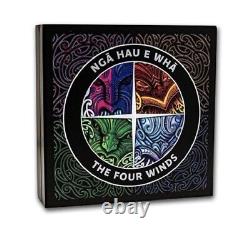 2020 New Zealand 4-Coin 2 oz Silver The Four Winds Proof Set