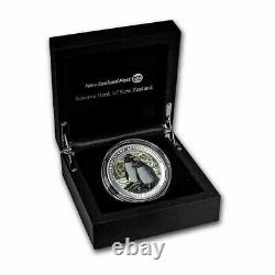 2020 New Zealand $5 Chatham Penguin Colorized 2 oz. 999 Silver Coin 750 Made