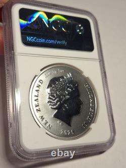 2020 New Zealand Crested Penguin $1 NGC Graded MS 70 First Releases Top Pop Rare