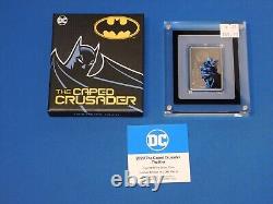 2020 New Zealand Mint DC Batman The Caped Crusader The Kiss 1 Ounce Silver Coin