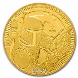 2020 Niue 1 oz Gold $250 Star Wars Boba Fett BU SKU#209445