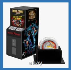 2020 Niue $2 Mortal Kombat Arcade Design Box COA 1oz Silver
