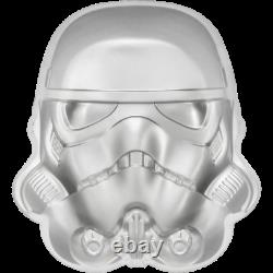 2020 Niue $5 Star Wars Stormtrooper Helmet 2 oz. 999 Silver Coin 5,000 Made