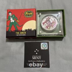 2020 Niue Batman The Joker 1 oz. 999 Silver Two Dollars New Zealand Mint COA