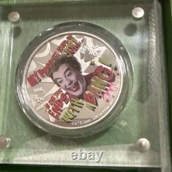 2020 Niue Batman The Joker 1 oz. 999 Silver Two Dollars New Zealand Mint COA