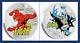 2020 Niue Justice League 60th Anniversary Batman & The Flash 1oz Silver Dc Jla