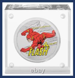 2020 Niue Justice League 60th Anniversary Batman & The Flash 1oz Silver DC JLA