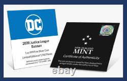 2020 Niue Justice League 60th Anniversary Batman & The Flash 1oz Silver DC JLA