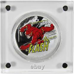 2020 Niue Justice League The Flash 1 oz. 999 Fine Silver $2 Proof Coin COA