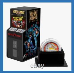 2020 Niue Mortal Kombat Arcade Design Box COA 1 0z Silver Proof
