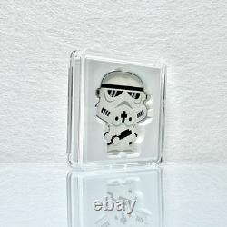 2020 Niue New Zealand Disney Star Wars Chibi Coin Stormtrooper 1 Oz Silver