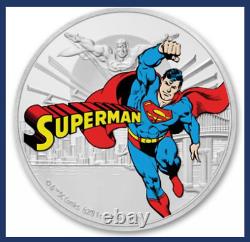 2020 Niue New Zealand Justice League 60th Anniversary Superman JLA Silver DC
