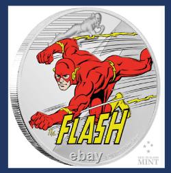 2020 Niue New Zealand Justice League 60th Anniversary The Flash JLA Silver DC