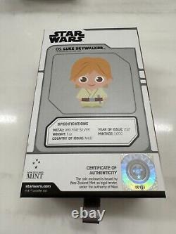 2020 Niue New Zealand Star Wars Chibi Coin Set 1 Oz Silver