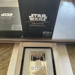 2020 Niue The Empire Strikes Back Official Poster No. 0713/1980 Silver Coin