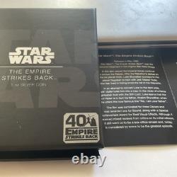 2020 Niue The Empire Strikes Back Official Poster No. 0713/1980 Silver Coin