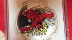 2020 Niue The Flash Justice League Anniversary silver coin 1 oz. 999 NGC PR69