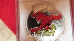 2020 Niue The Flash Justice League Anniversary silver coin 1 oz. 999 NGC PR69