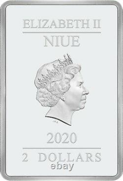 2020 STAR WARS A NEW HOPE POSTER 1 oz Pure Silver Coin NZ MINT NIUE