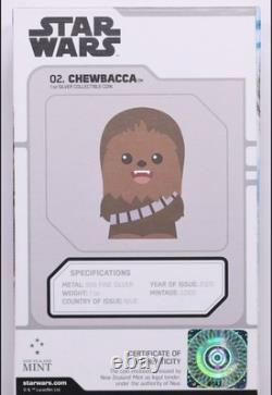 2020 Star Wars Chewbacca New Zealand Mint NGC PF 70 Ultra Cameo (NIUE COA #0143)